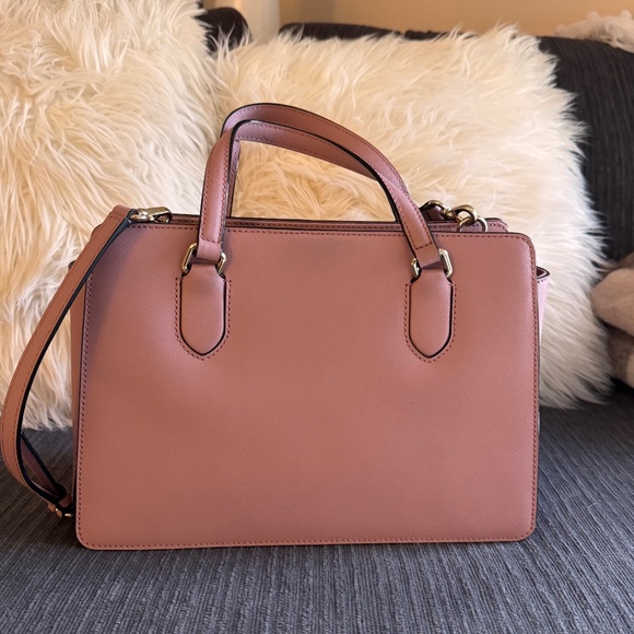 Pink Kate Spade Satchel With Detachable Crossbody Strap - Picture 2 of 3